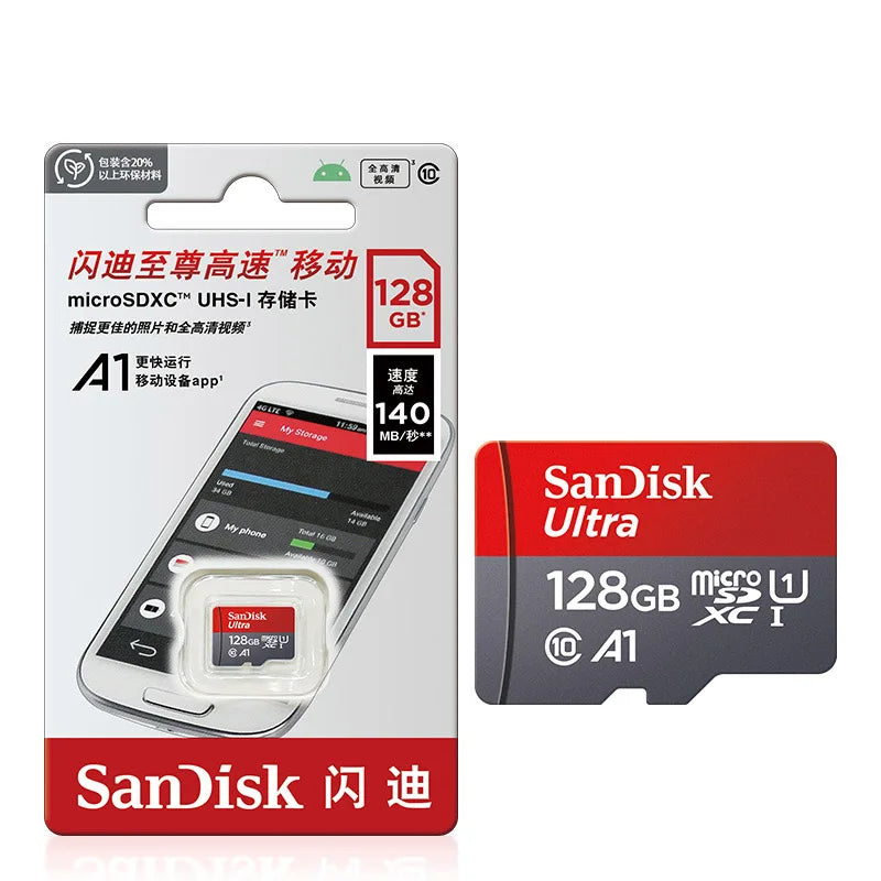 Original  Memory Card 256GB 128GB 64GB 32GB TF Micro Sd Card Class 10 UHS-1 Flash Card Memory Microsd for Samrtphone PC